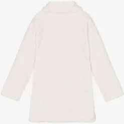 Girls Pink Plush Dressing Gown