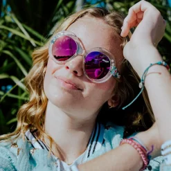 Girls Pink Sprinkle Sunglasses (UVA/UVB)