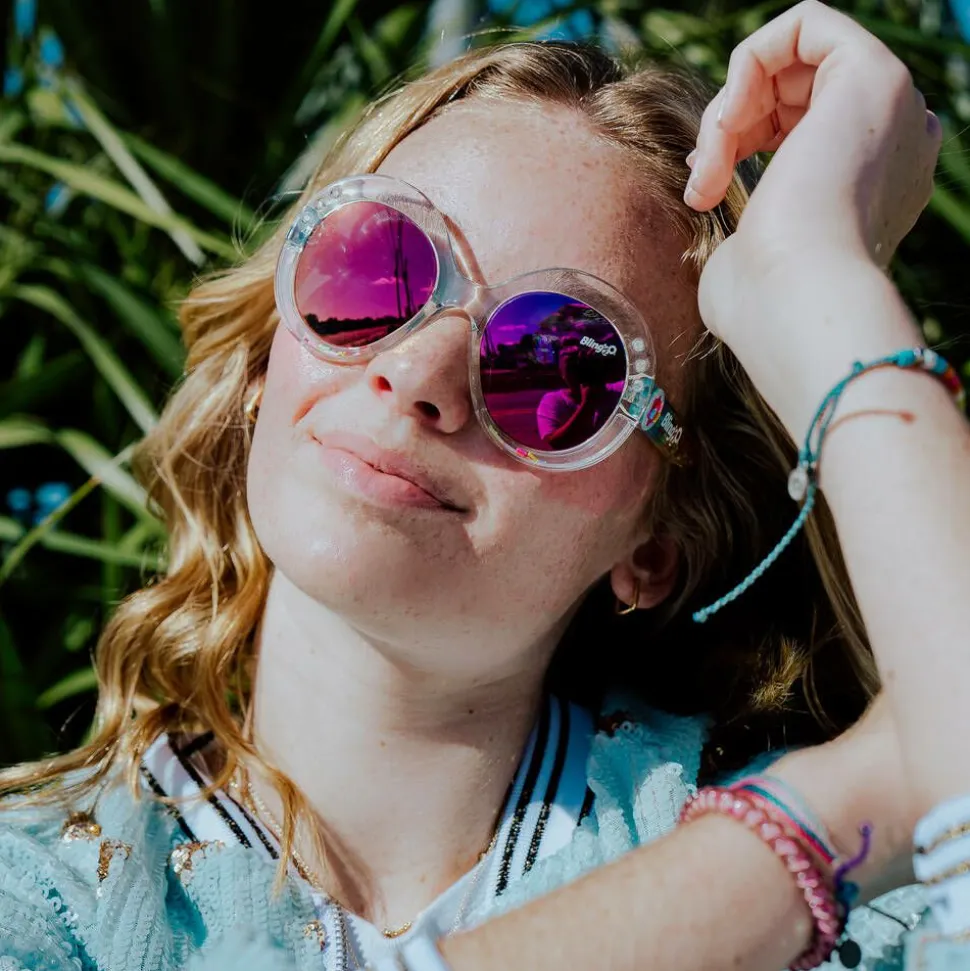 Girls Pink Sprinkle Sunglasses (UVA/UVB)