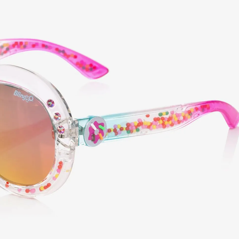 Girls Pink Sprinkle Sunglasses (UVA/UVB)