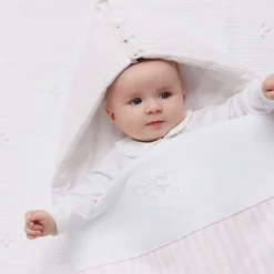 Girls Pink Striped Nest (80cm)