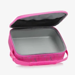 Girls Pink Swoosh Logo Lunch Bag