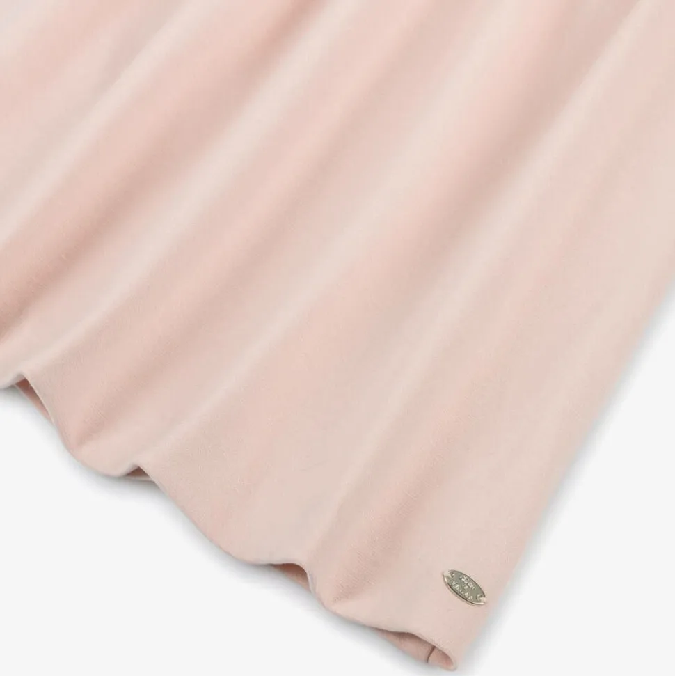 Girls Pink Viscose Dress