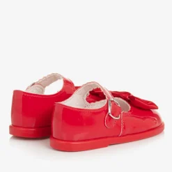 Girls Red Patent First Walker Shoes
