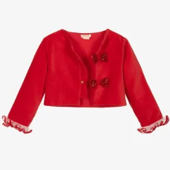 Girls Red Santa's Little Helper Costume