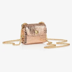 Girls Rose Gold Mini Bag (8cm)