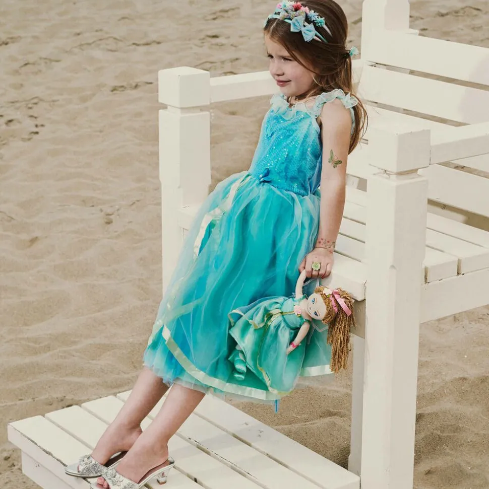 Girls Silver Heeled Shoes