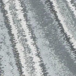 Girls Silver Sequin & Tulle Dress