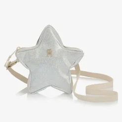 Girls Silver Star Shoulder Bag (17cm)