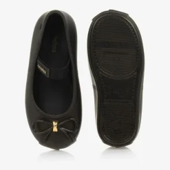 Girls Sparkly Brown Jelly Shoes