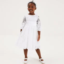 Girls White Leather Shoes