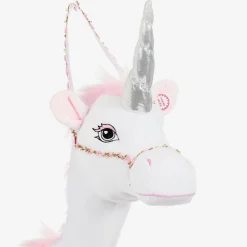 Girls White Sound & Light Unicorn Costume