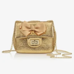 Gold Bow Handbag (17cm)