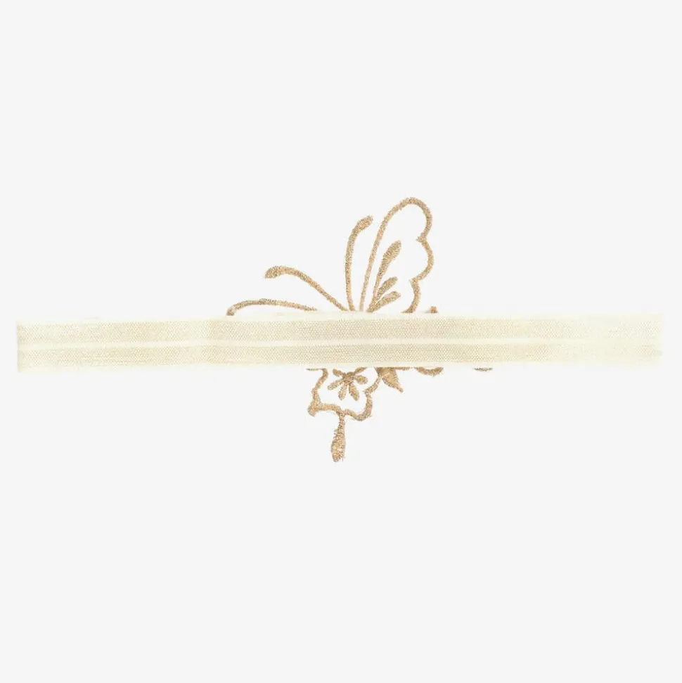 Gold Butterfly Headband