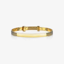 Gold Plated Personalised Bangle