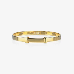 Gold Plated Personalised Bangle