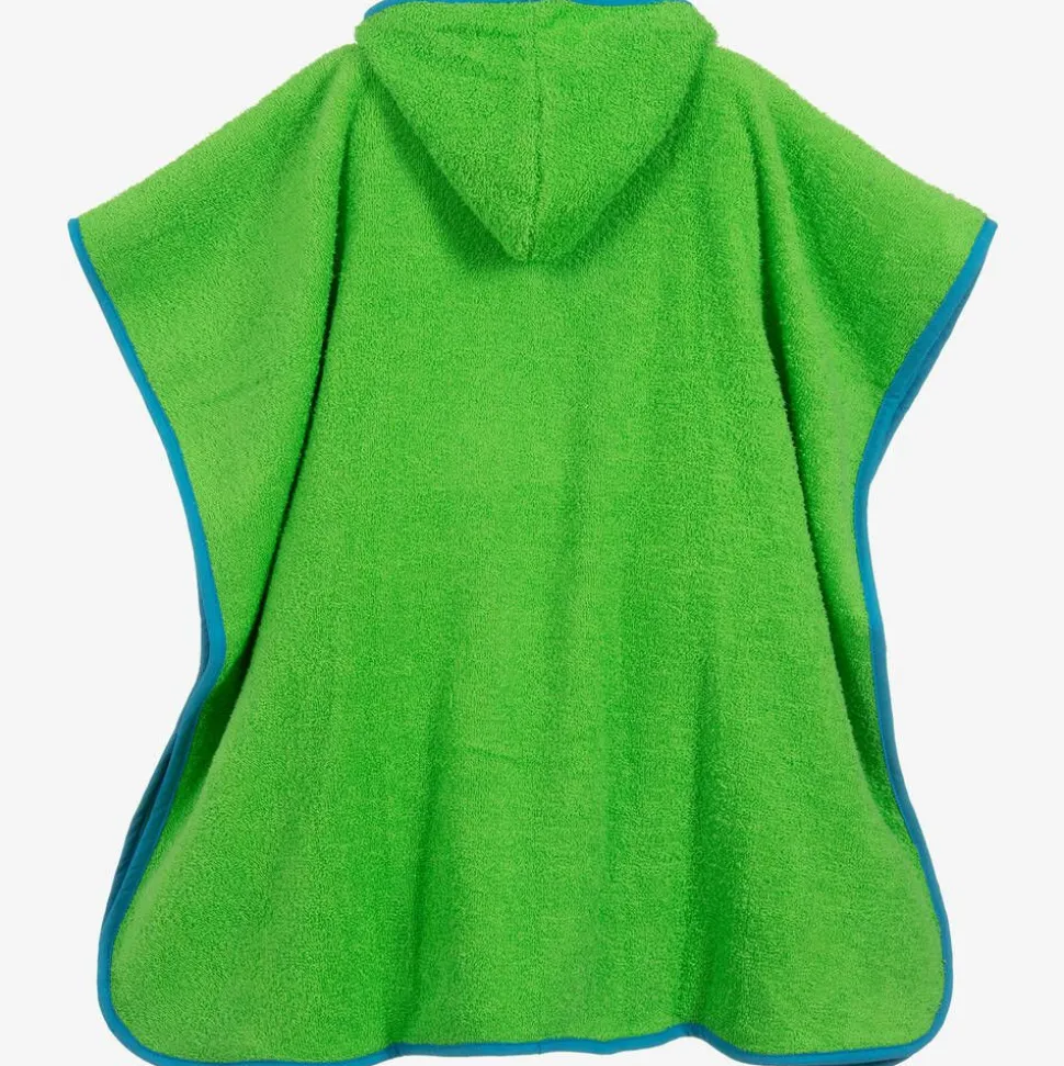 Green Cotton Turtle Poncho Towel