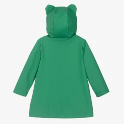 Green Hooded Frog Rain Coat