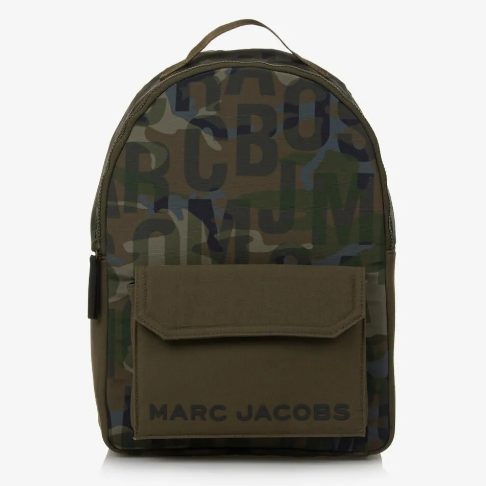 Green Jumbled Logo Backpack (39cm)