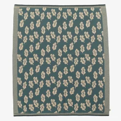 Green Leaf Cotton & Cashmere Blanket (83cm)