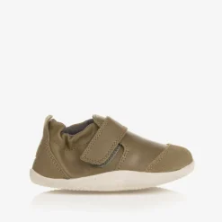 Green Leather First Walkers