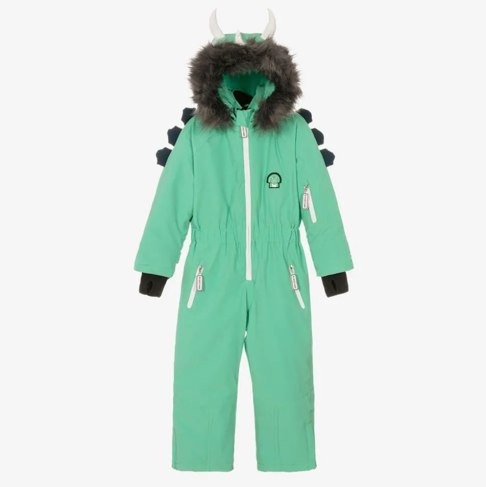 Green Spike The Dinosaur Snowsuit