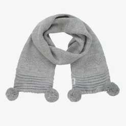 Grey Belle Knitted Scarf (88cm)