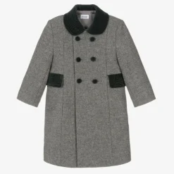 Grey Classic Wool Coat