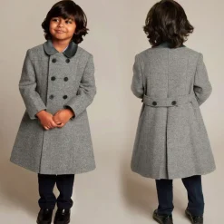 Grey Classic Wool Coat