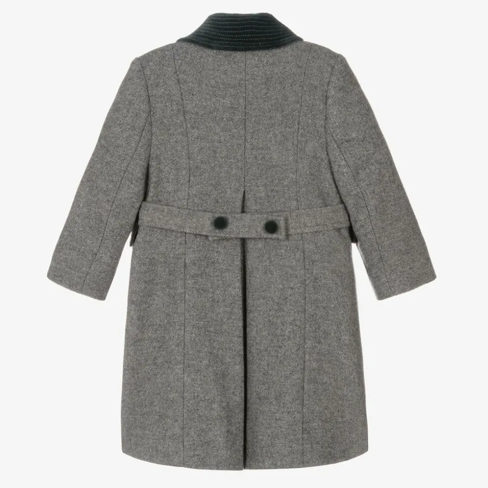 Grey Classic Wool Coat