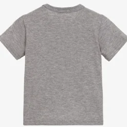 Grey Cotton Baby T-Shirt