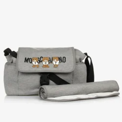Grey Teddy Bear Logo Changing Bag (30cm)