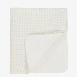 Ivory & Beige Cotton Padded Blanket (73cm)