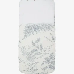 Ivory & Blue Linen Baby Nest (83cm)