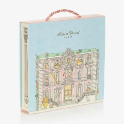 Ivory & Green Carousel Swaddle (97cm)