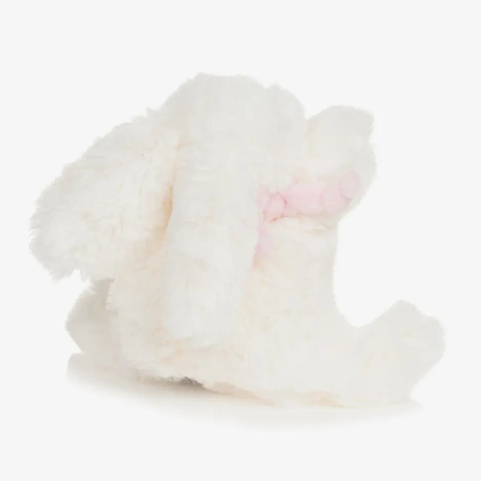 Ivory & Pink Plush Bunny Soft Toy (16cm)