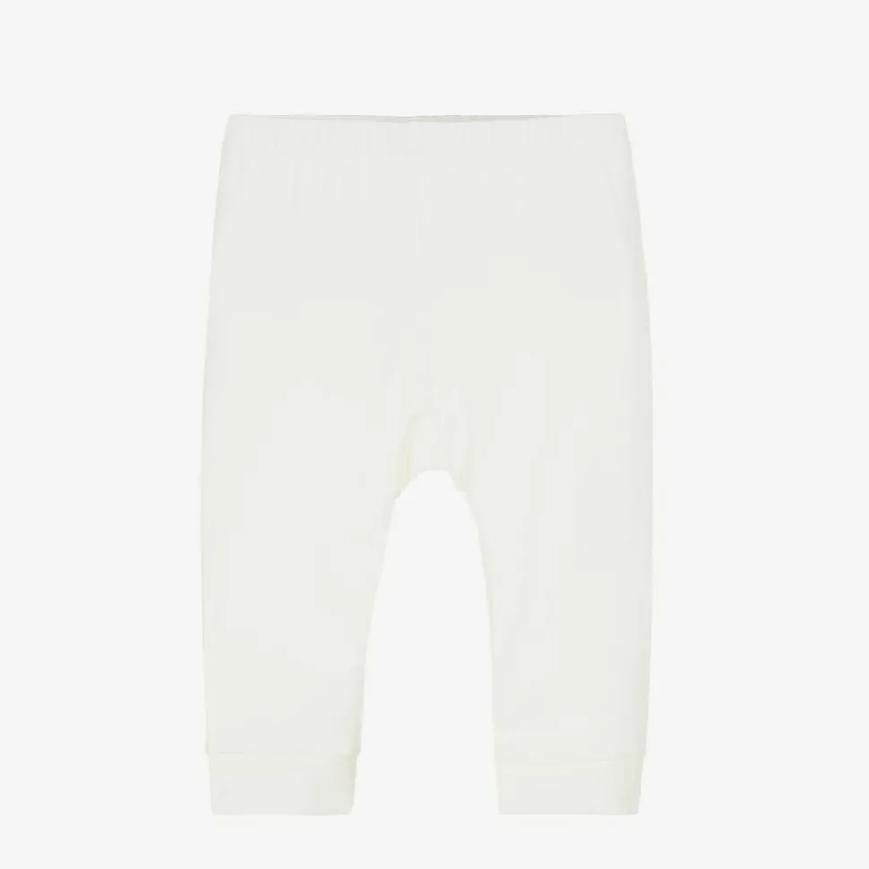 Ivory Bamboo Baby Leggings