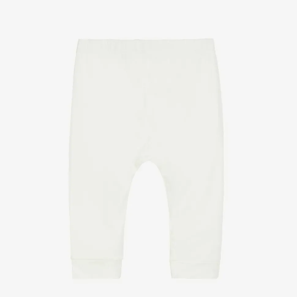 Ivory Bamboo Baby Leggings