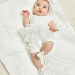 Ivory Booties & Headband Set