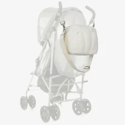 Ivory Bouclé Shell Changing Bag (34cm)