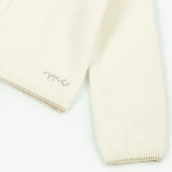 Ivory Cashmere Angel Wing Cardigan