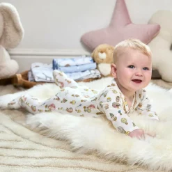 Ivory Cotton Balloons Babygrow