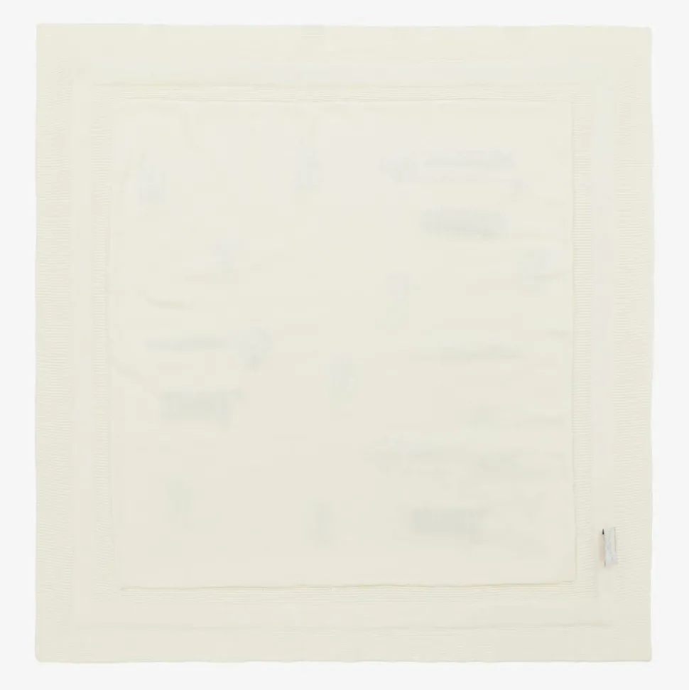 Ivory Cotton Counting Sheep Blanket (73cm)