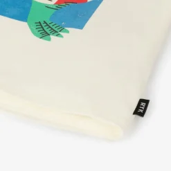 Ivory Cotton Dinosaur T-Shirt