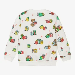 Ivory Cotton Festive Gifts Sweatshirt
