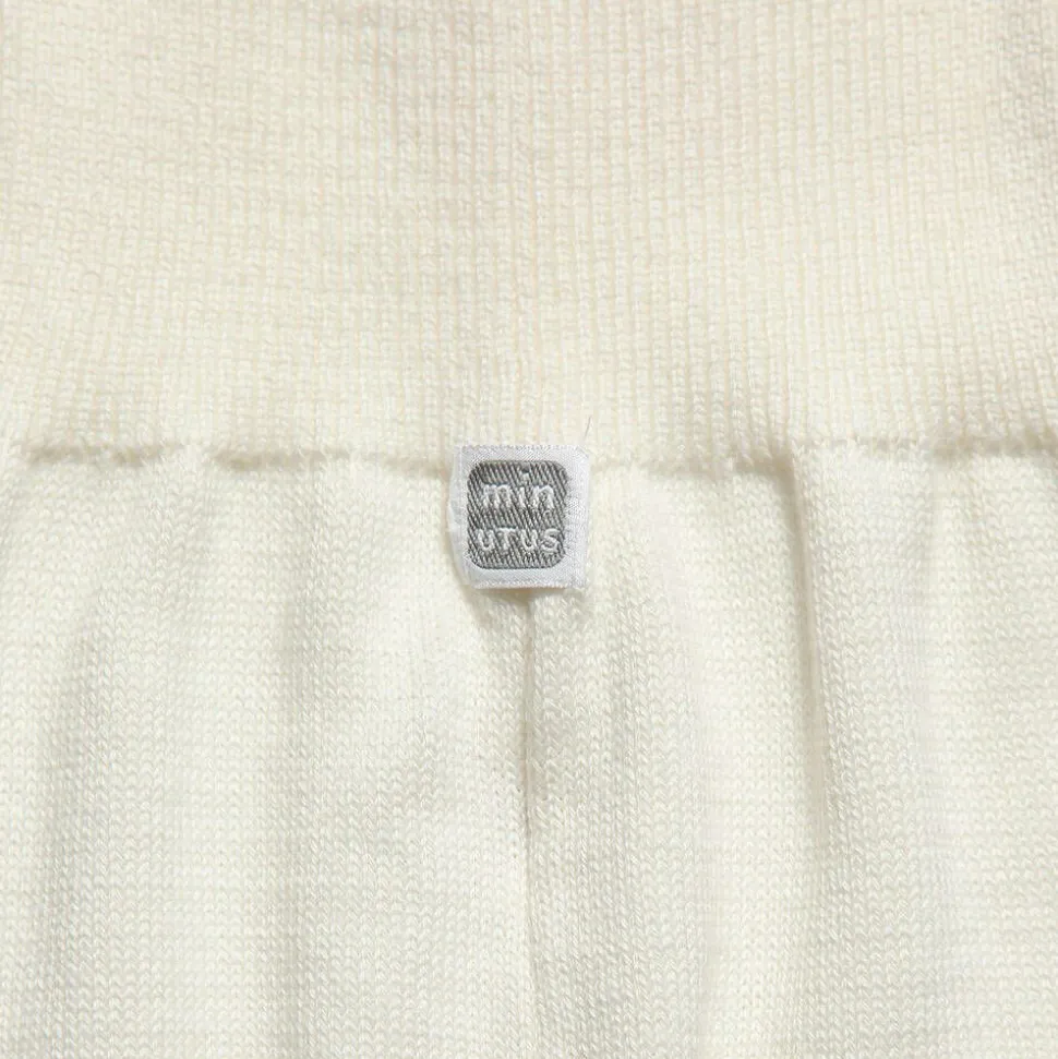 Ivory Cotton Knit Baby Trousers