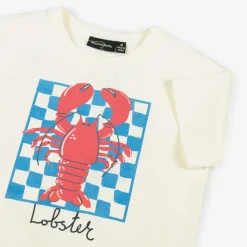 Ivory Cotton Lobster T-Shirt