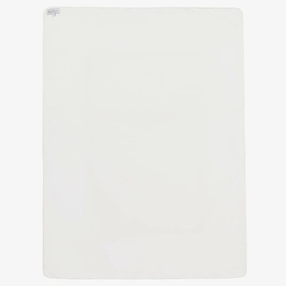 Ivory Cotton Padded Baby Blanket (99cm)