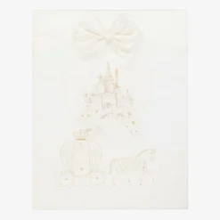 Ivory Cotton Padded Blanket (85cm)