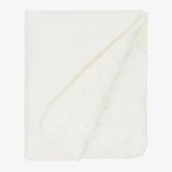 Ivory Cotton Teddy Bear Blanket (92cm)